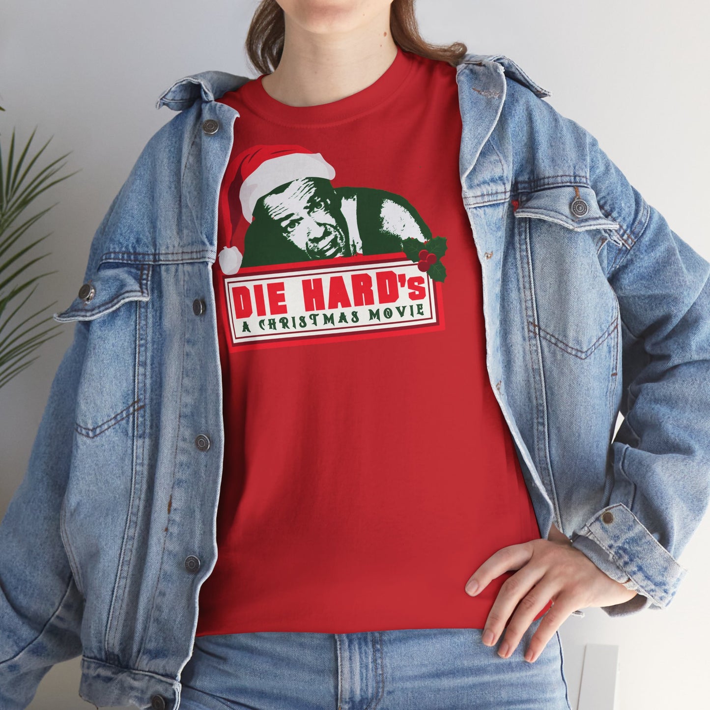 DIE HARD'S A CHRISTMAS MOVIE  Unisex Heavy Cotton Tee