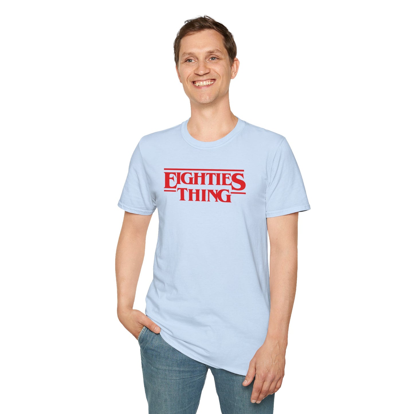 EIGHTIES THING Unisex Softstyle 100% Cotton T-Shirt