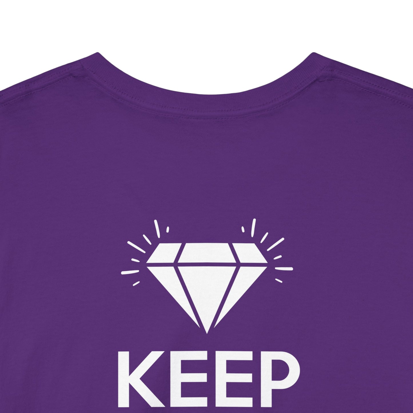 KEEP CRAZY AND SHINE ON Unisex Heavy Cotton Tee