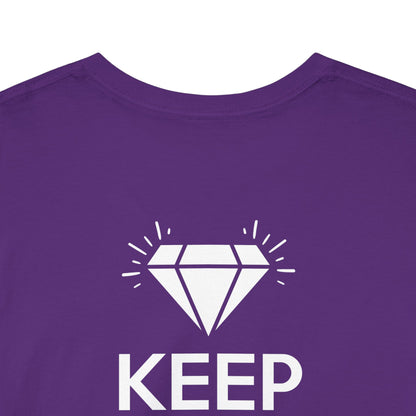 KEEP CRAZY AND SHINE ON Unisex Heavy Cotton Tee