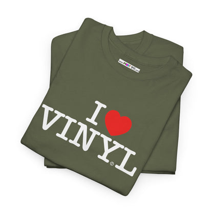 I ❤️ VINYL Unisex Heavy Cotton Tee