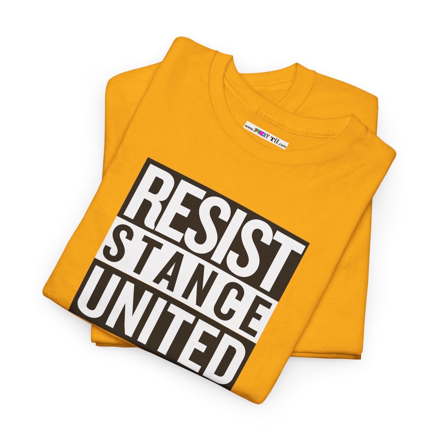 RESIST STANCE UNITED Unisex Heavy Cotton Tee