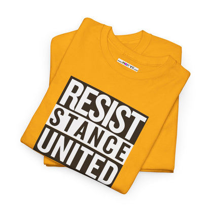 RESIST STANCE UNITED Unisex Heavy Cotton Tee