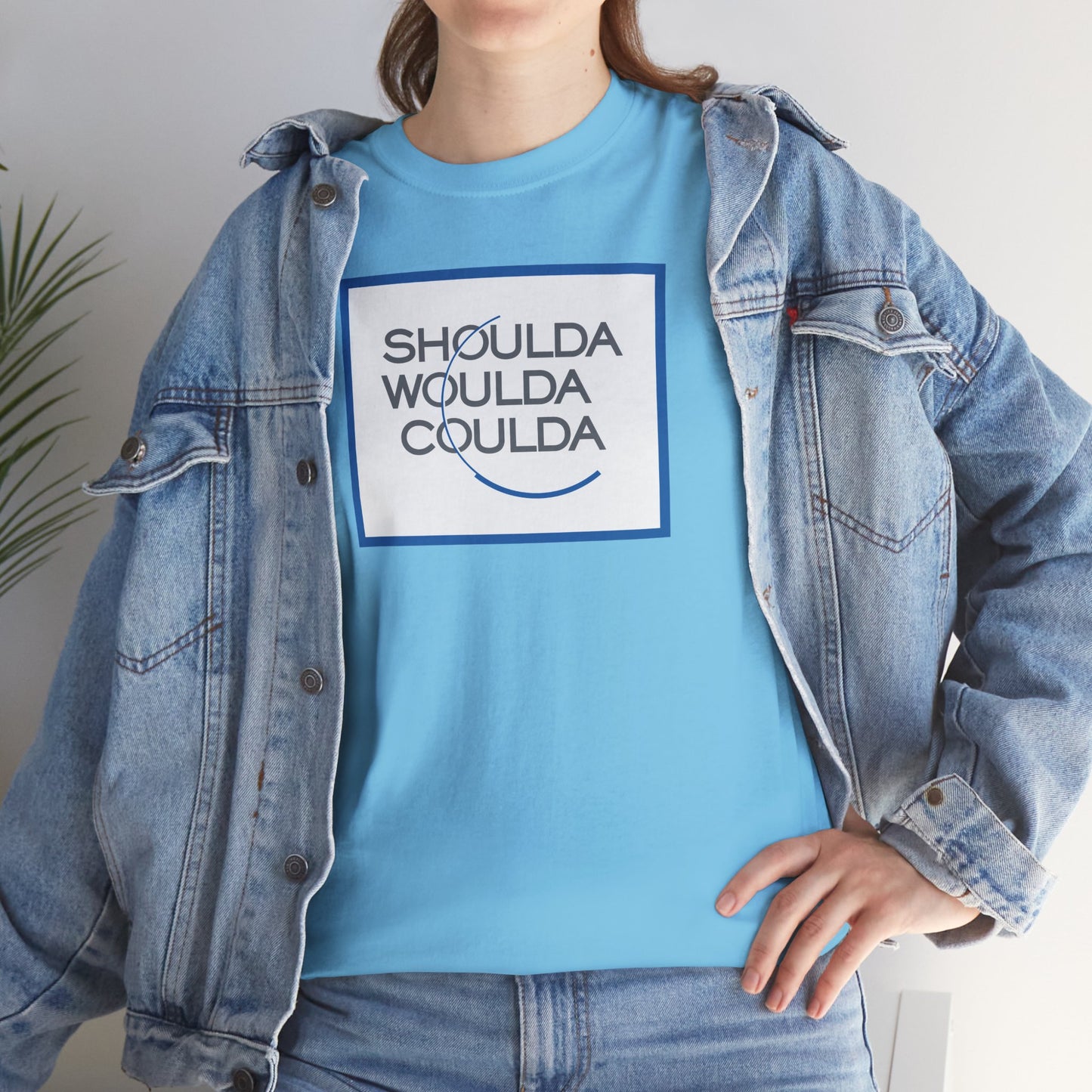 SHOULDA WOULDA COULDA Unisex Heavy Cotton Tee