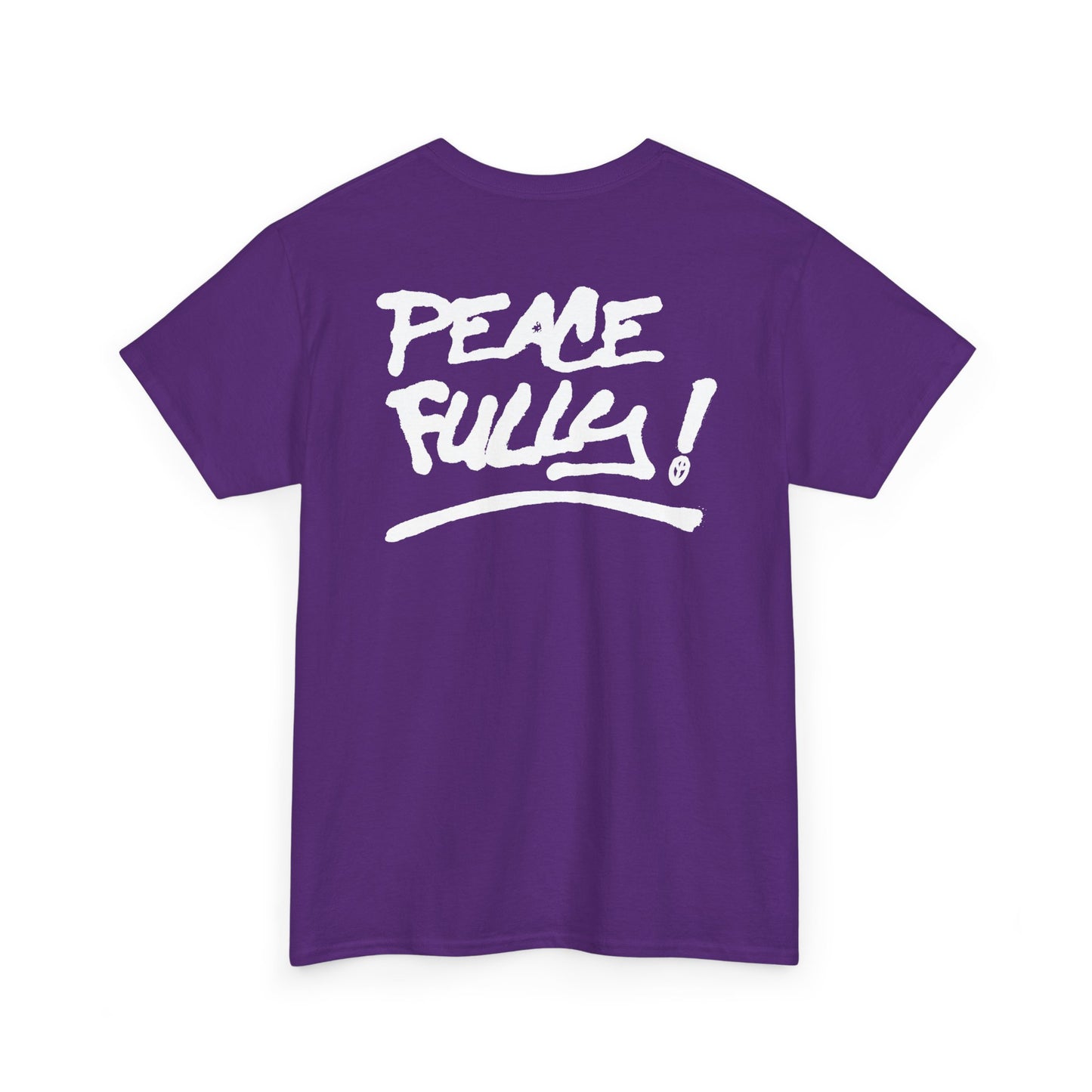PEACEFULLY! Unisex Heavy Cotton Tee