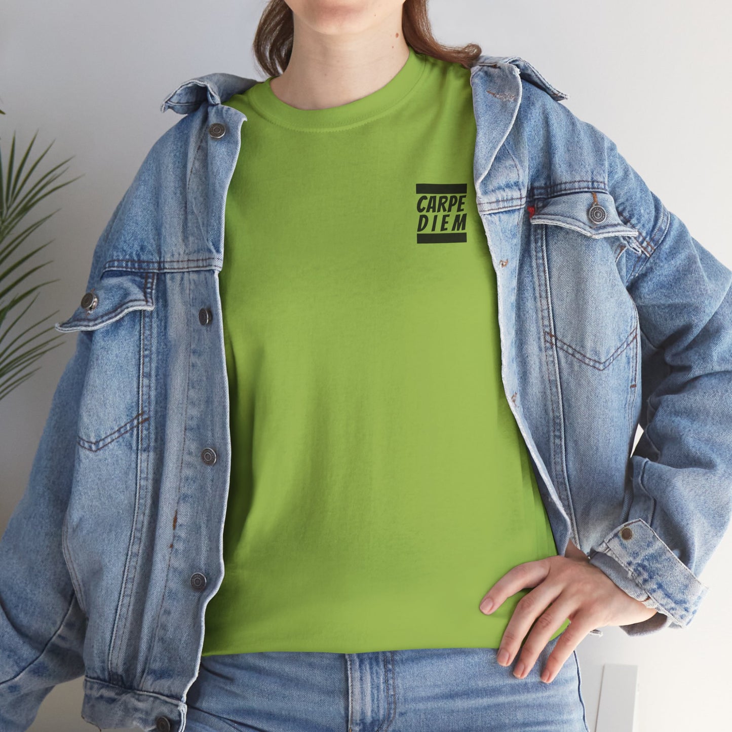 CARPE DIEM "I SEIZE DAY, PEOPLE" Unisex Heavy Cotton Tee