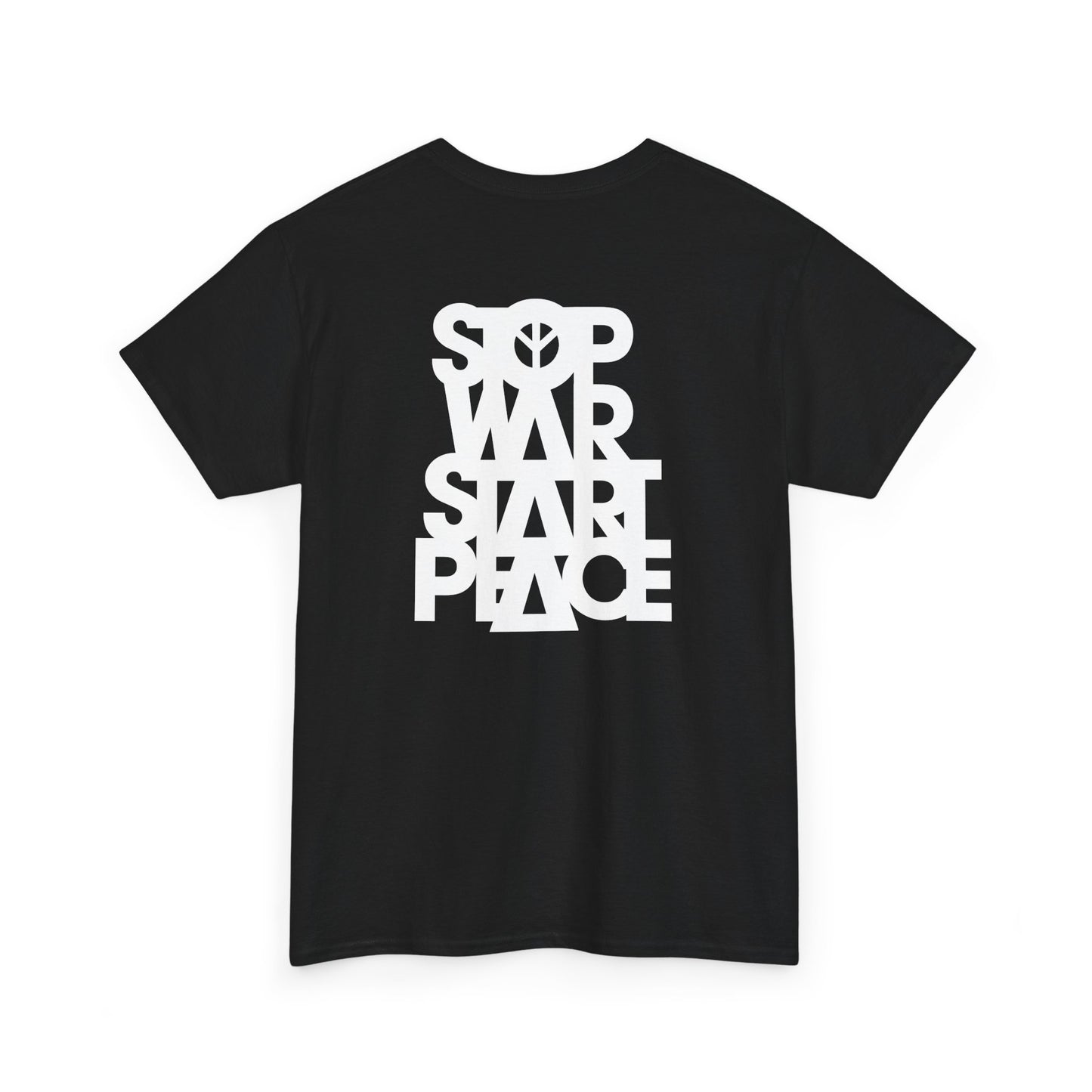 STOP WAR START PEACE Unisex Heavy Cotton Tee