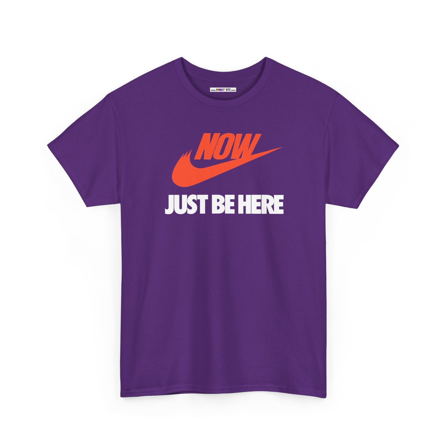 NOW JUST BE HERE Unisex Heavy Cotton Tee