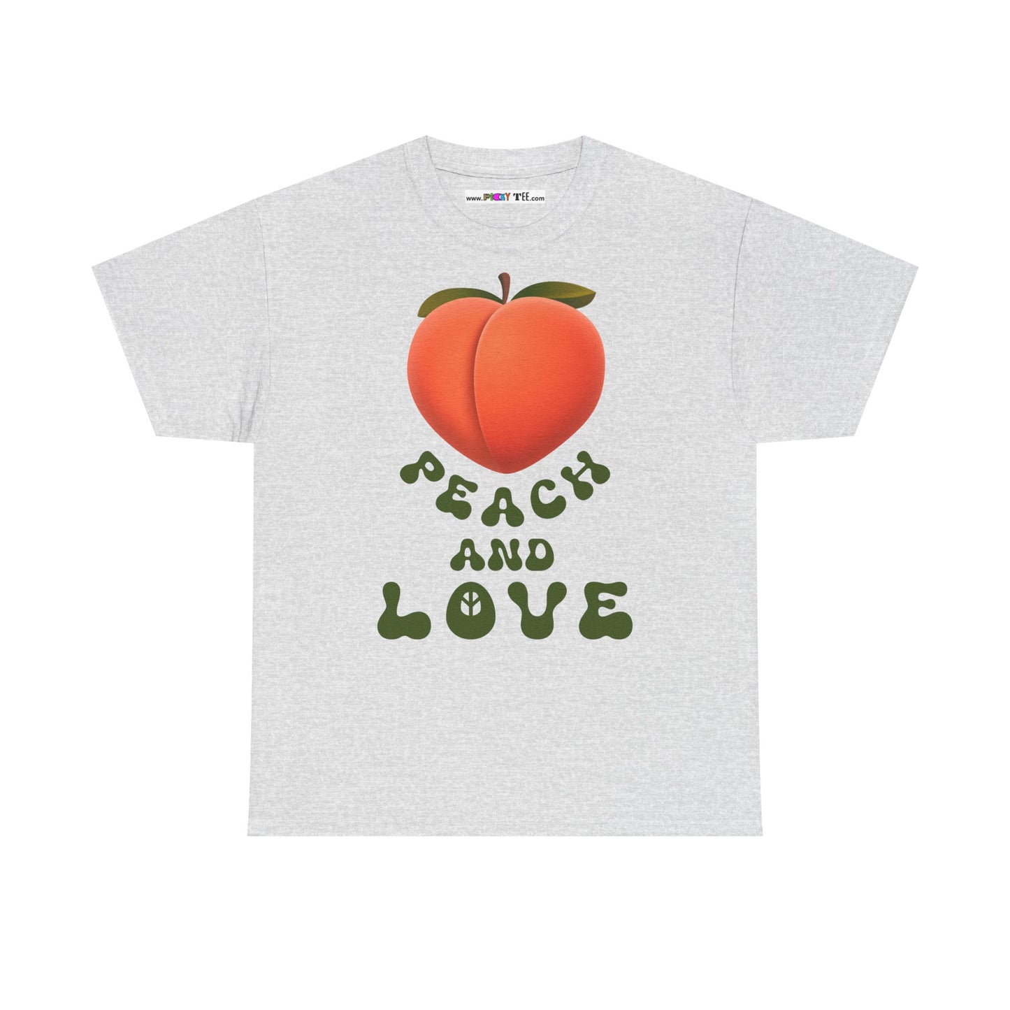 PEACH AND LOVE Unisex Heavy Cotton Tee