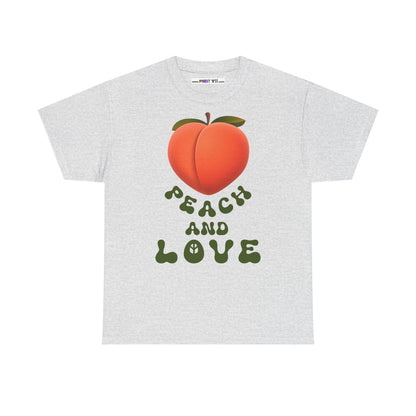 PEACH AND LOVE Unisex Heavy Cotton Tee