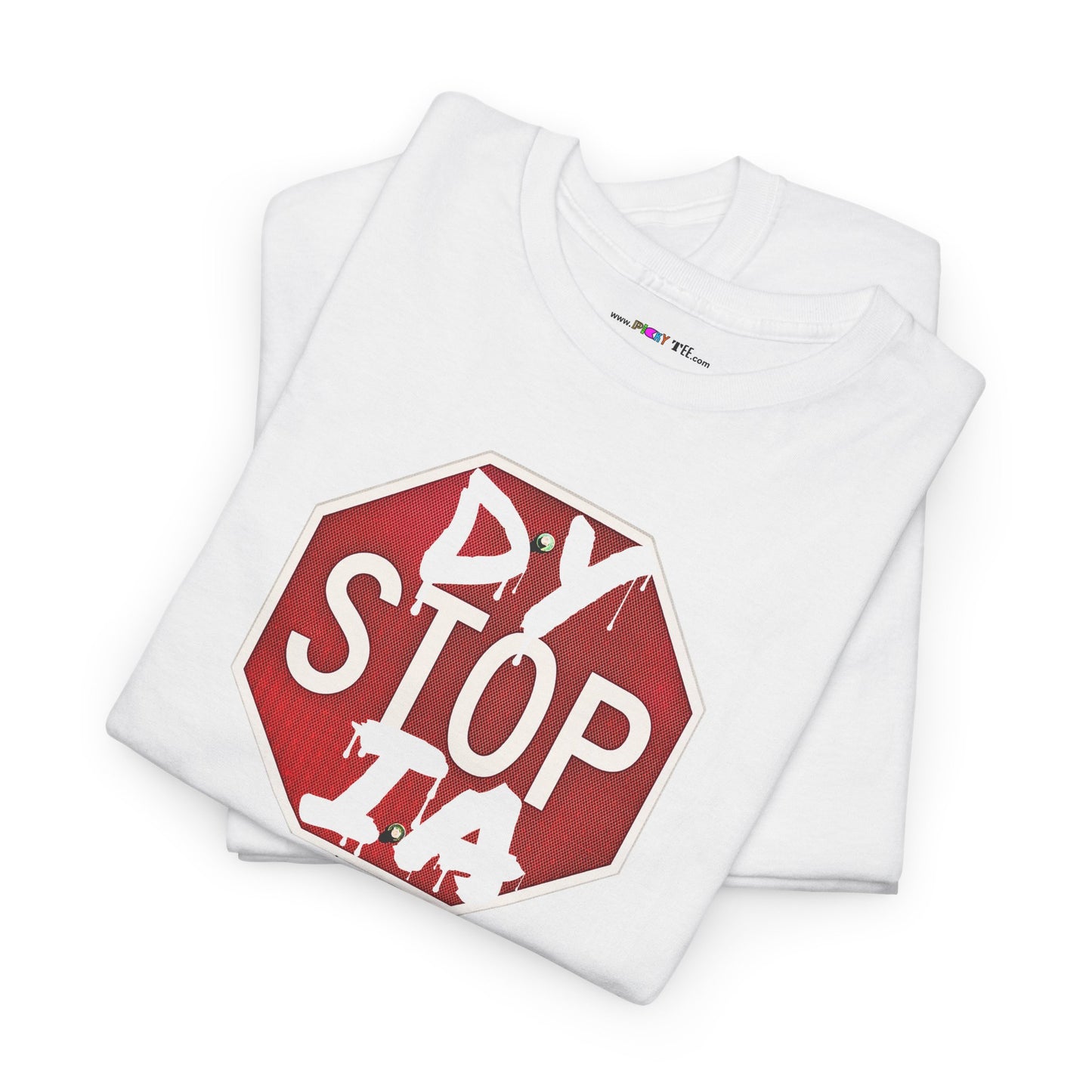 STOP DYSTOPIA Unisex Heavy Cotton Tee