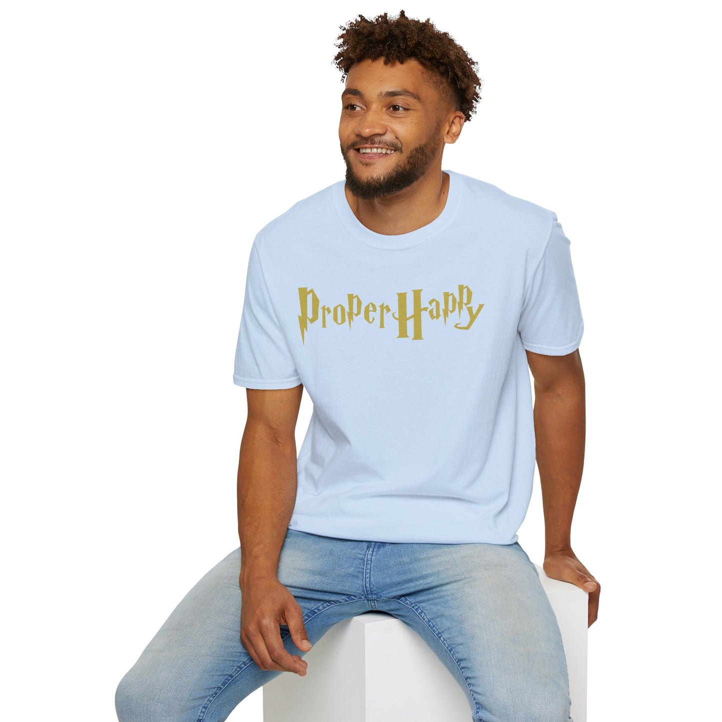 Proper Happy Unisex Softstyle 100% Cotton T-Shirt