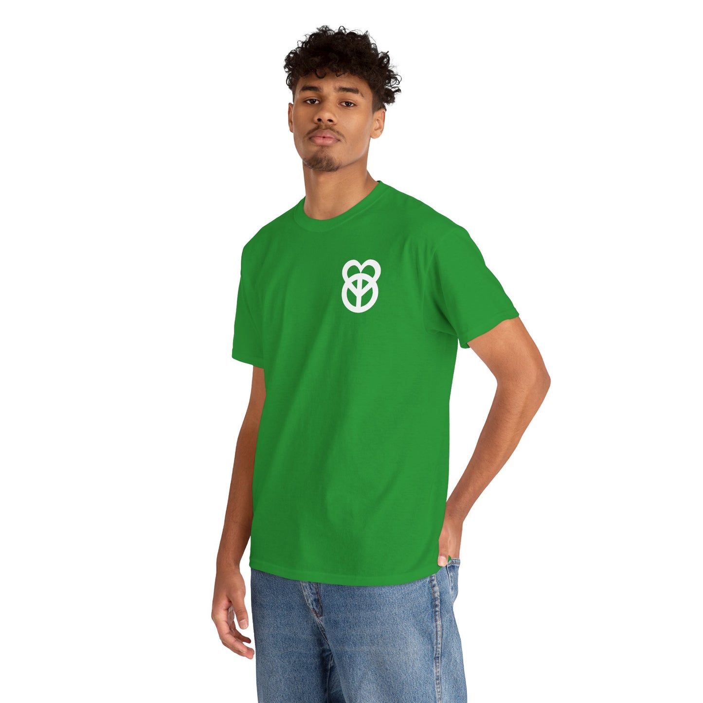 KEEP PEACE AND LOVE ON Unisex Heavy Cotton Tee