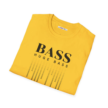 BASS HUGE BASS Unisex Softstyle 100% Cotton T-Shirt