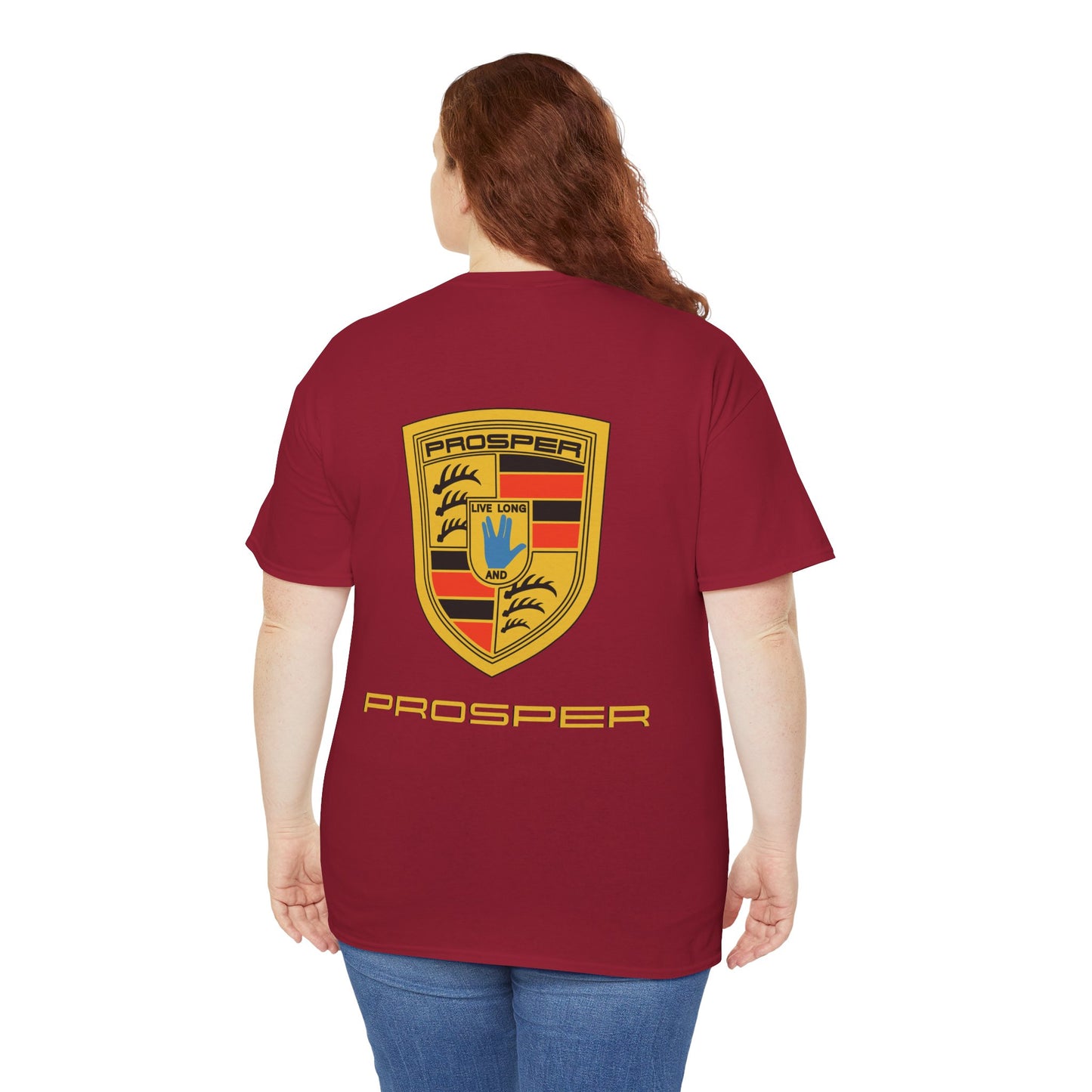 PROSPER, live long and...PROSPER Unisex Heavy Cotton Tee