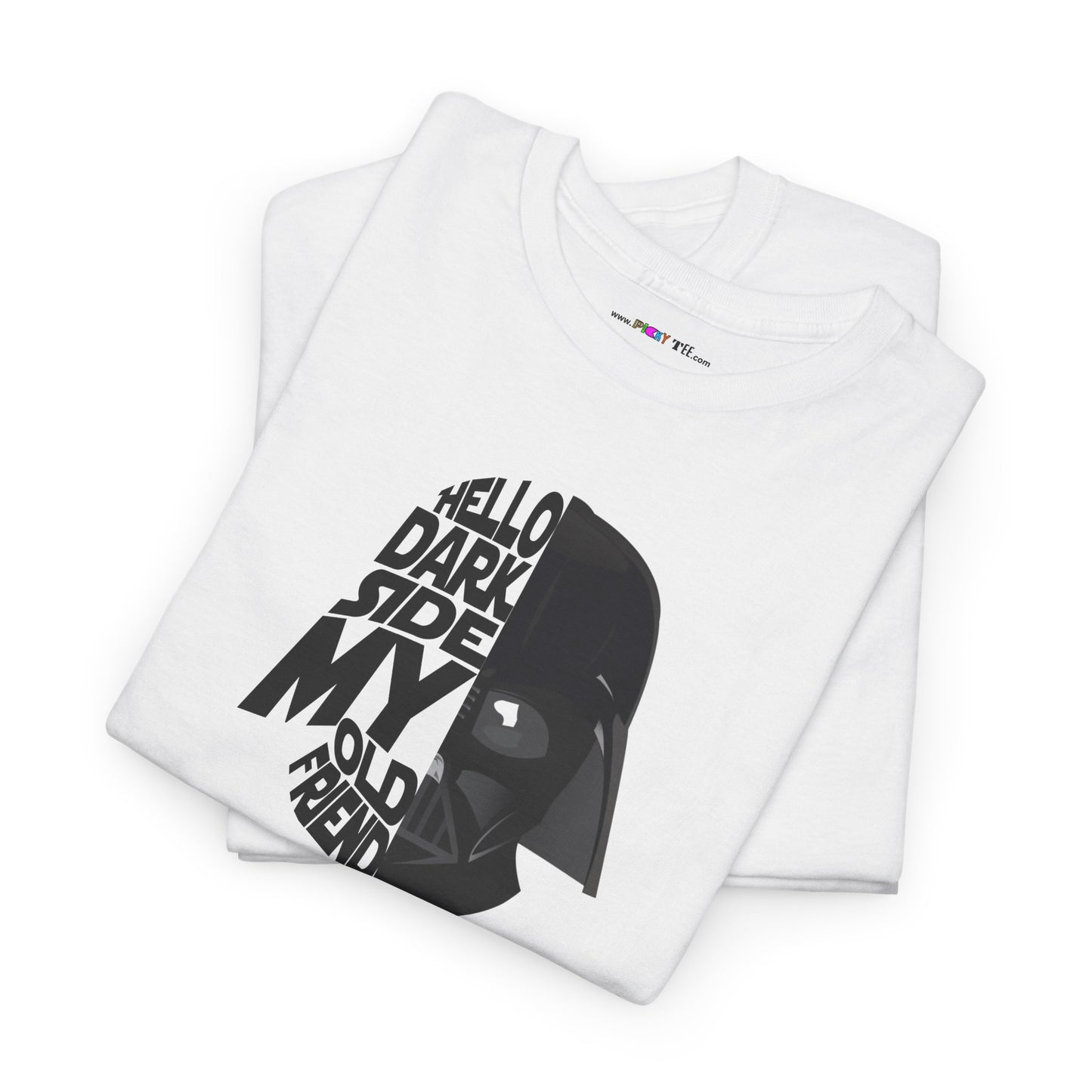 HELLO DARKSIDE MY OLD FRIEND Unisex Heavy Cotton Tee