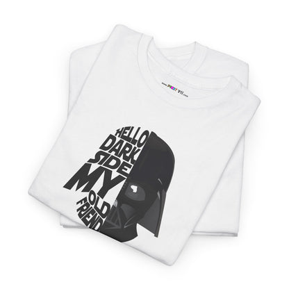 HELLO DARKSIDE MY OLD FRIEND Unisex Heavy Cotton Tee