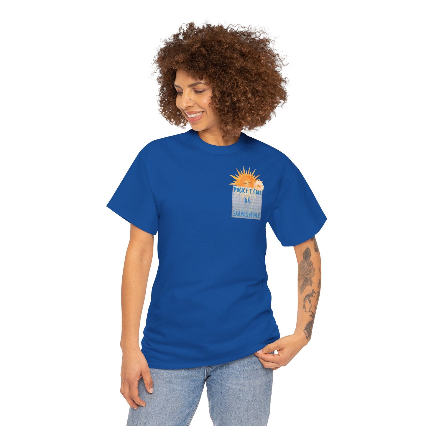 POCKETFUL OF SUNSHINE Unisex Heavy Cotton Tee