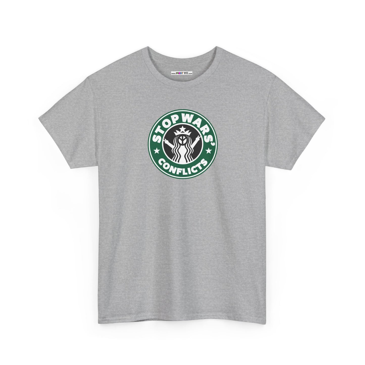STOP WARS' CONFLICTS Unisex Heavy Cotton Tee