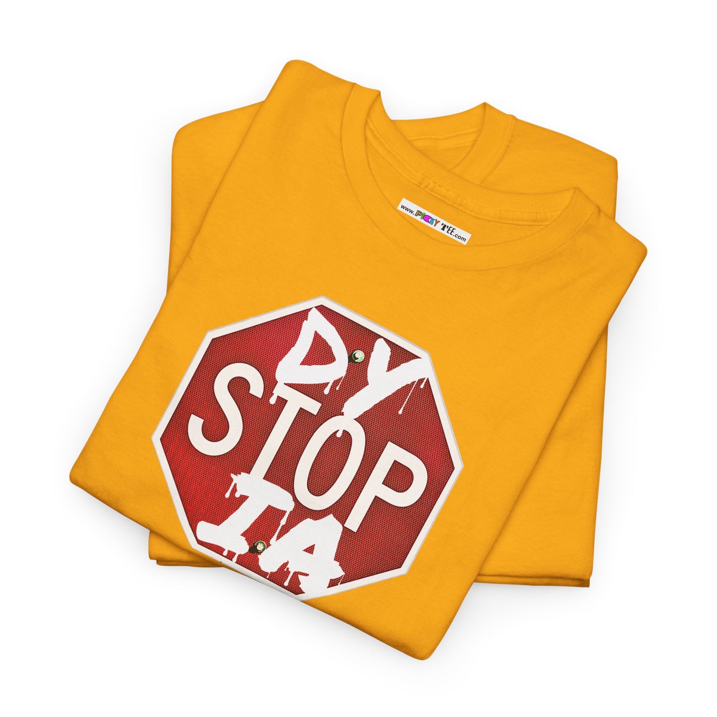 STOP DYSTOPIA Unisex Heavy Cotton Tee