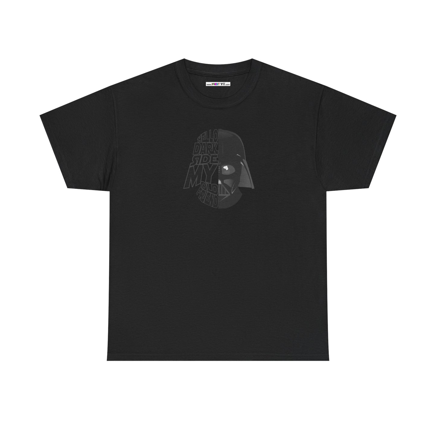 HELLO DARKSIDE MY OLD FRIEND Unisex Heavy Cotton Tee
