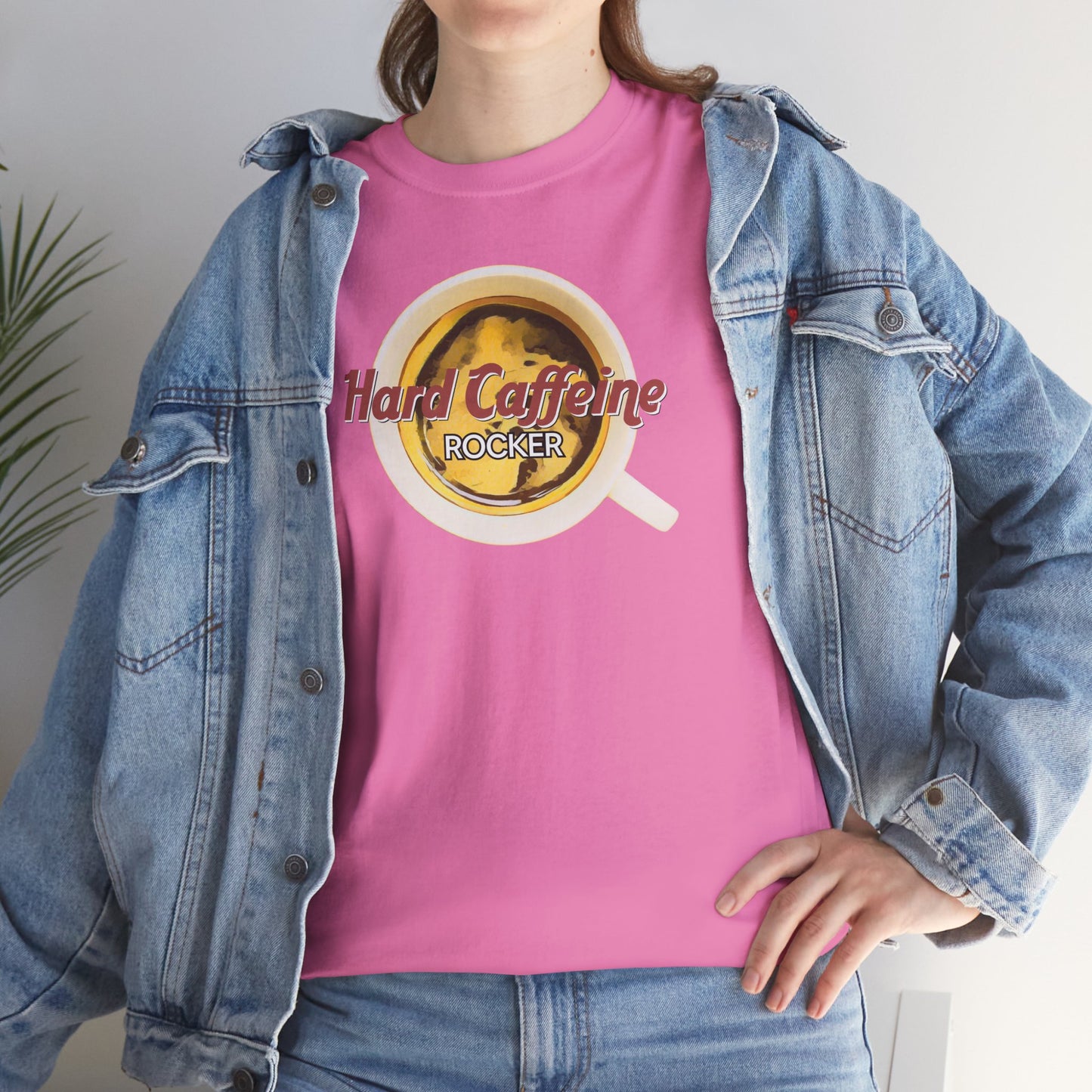 Hard Caffeine ROCKER Unisex Heavy Cotton Tee
