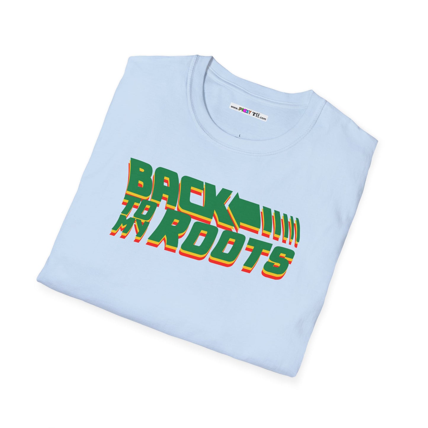 BACK TO MY ROOTS Unisex Softstyle 100% Cotton T-Shirt