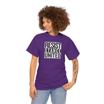 RESIST STANCE UNITED Unisex Heavy Cotton Tee