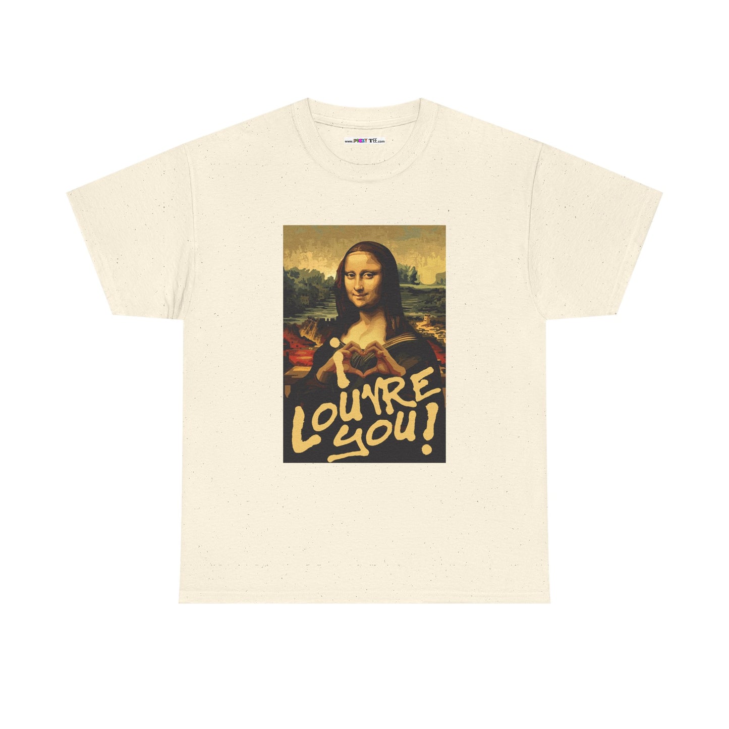 I LOUVRE YOU! Unisex Heavy Cotton Tee