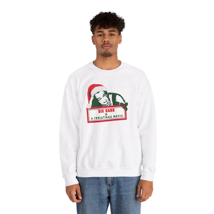 DIE HARD IS A CHRISTMAS MOVIE Unisex Heavy Blend™ Crewneck Sweatshirt