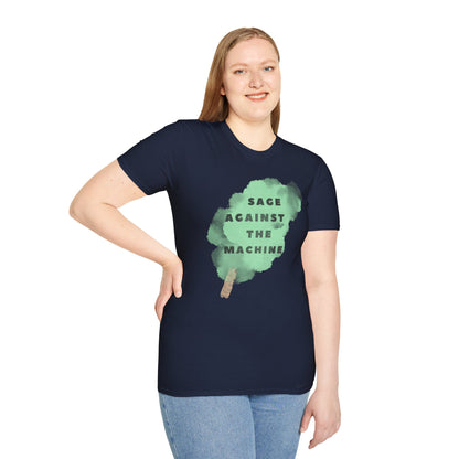 SAGE AGAINST THE MACHINE Unisex Softstyle 100% Cotton T-Shirt