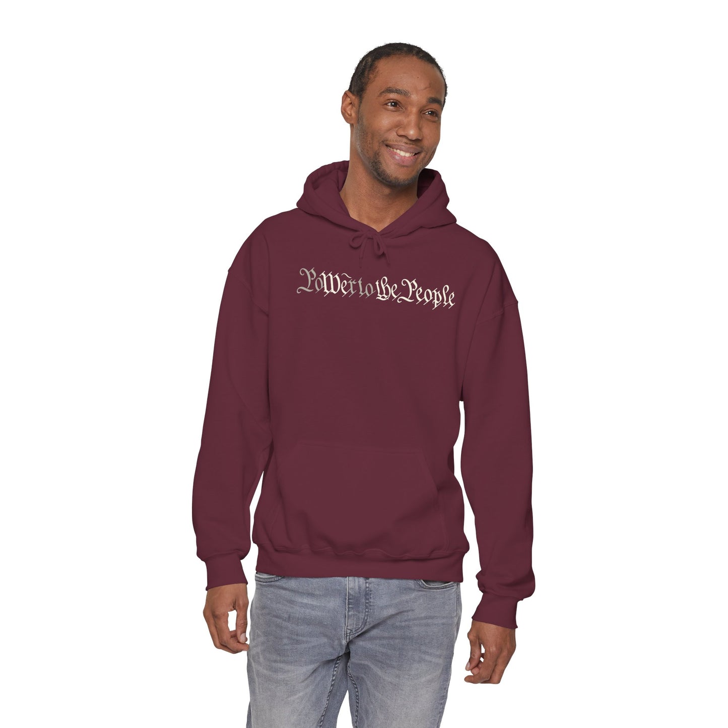 poWEr to THE PEOPLE Unisex Heavy Blend™ Hooded Sweatshirt