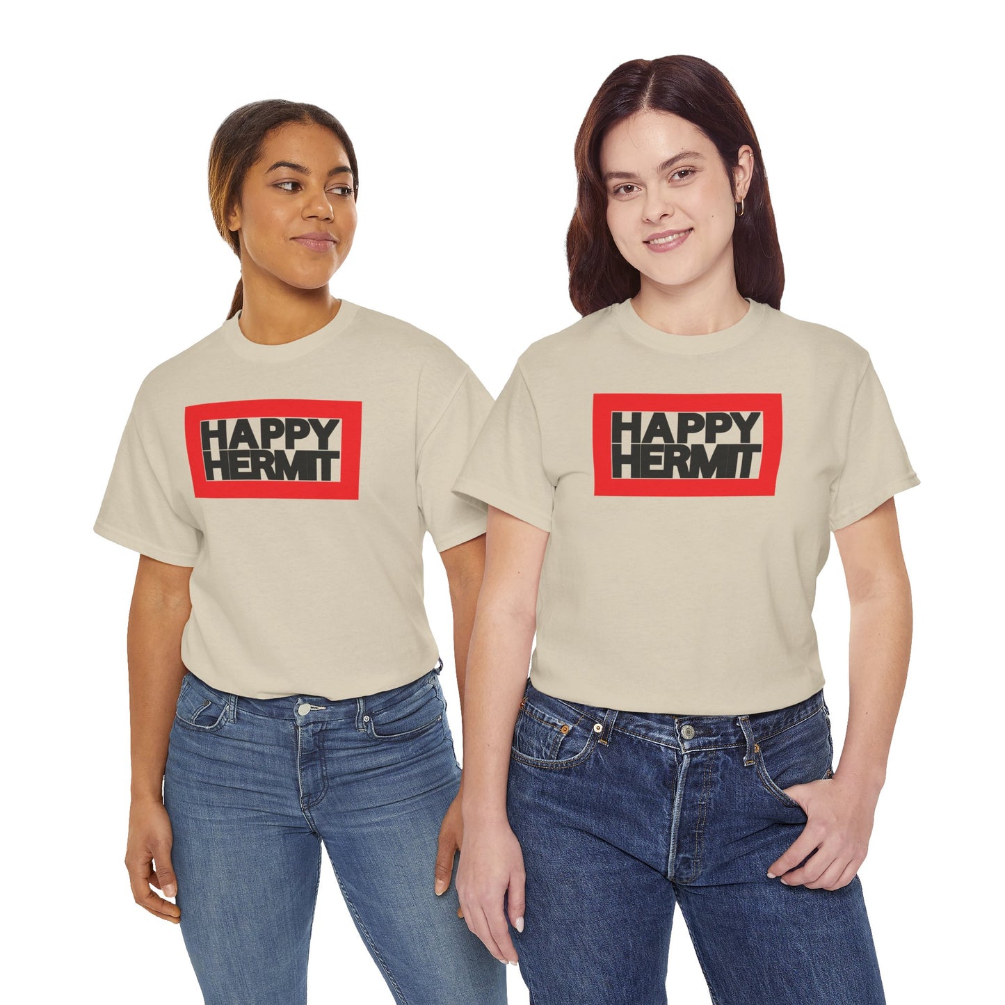 HAPPY HERMIT Unisex Heavy Cotton Tee