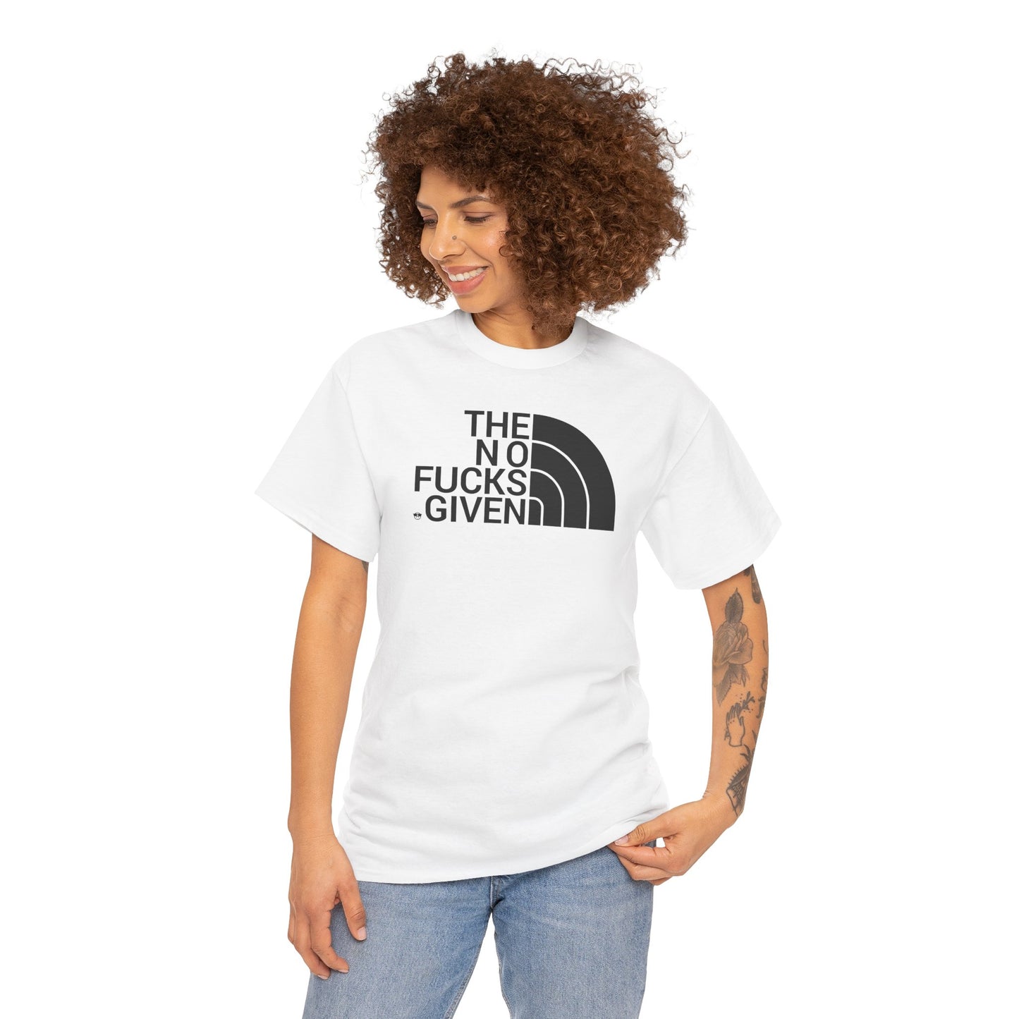 THE NO FUCKS GIVEN Unisex Heavy Cotton Tee