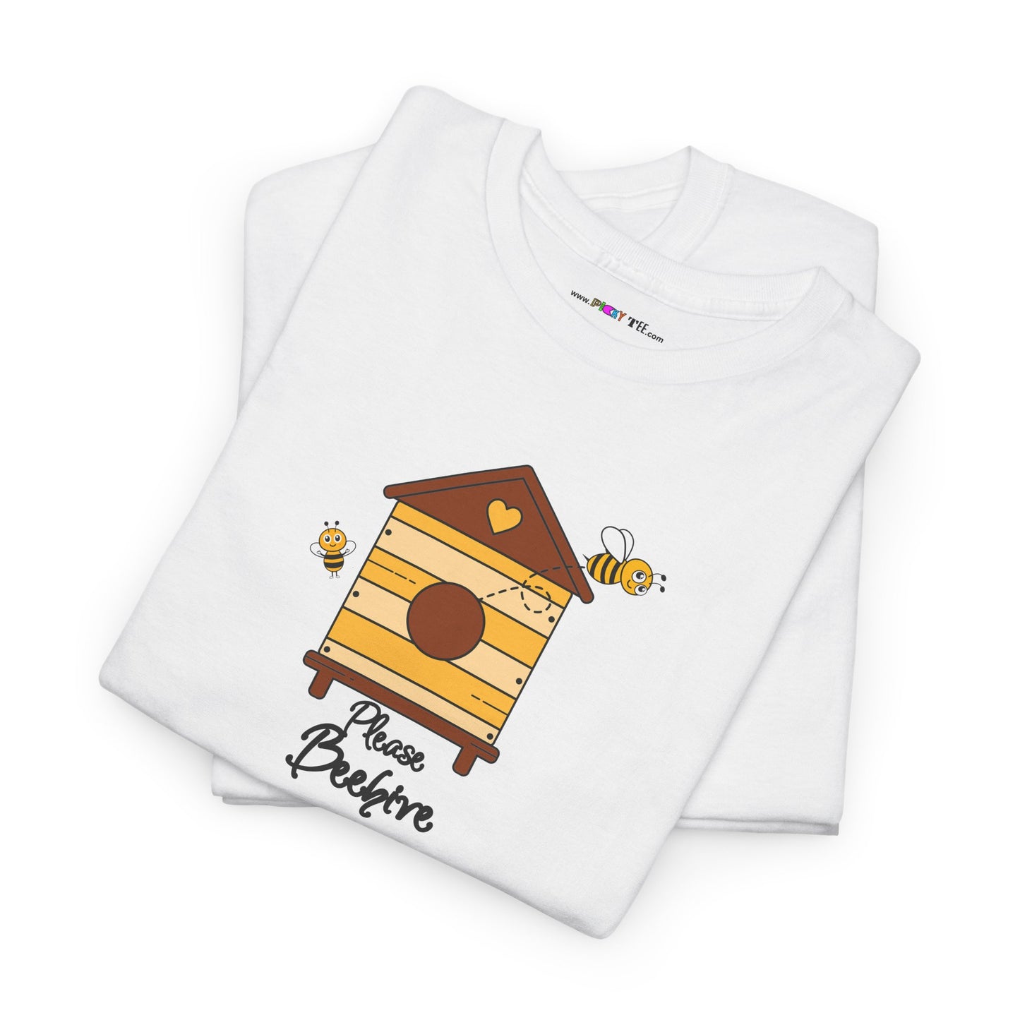 Please Beehive Unisex Heavy Cotton Tee