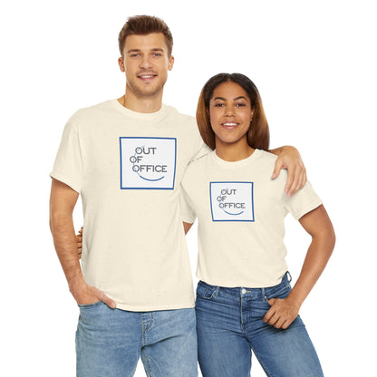 OUT OF OFFICE Unisex Heavy Cotton Tee