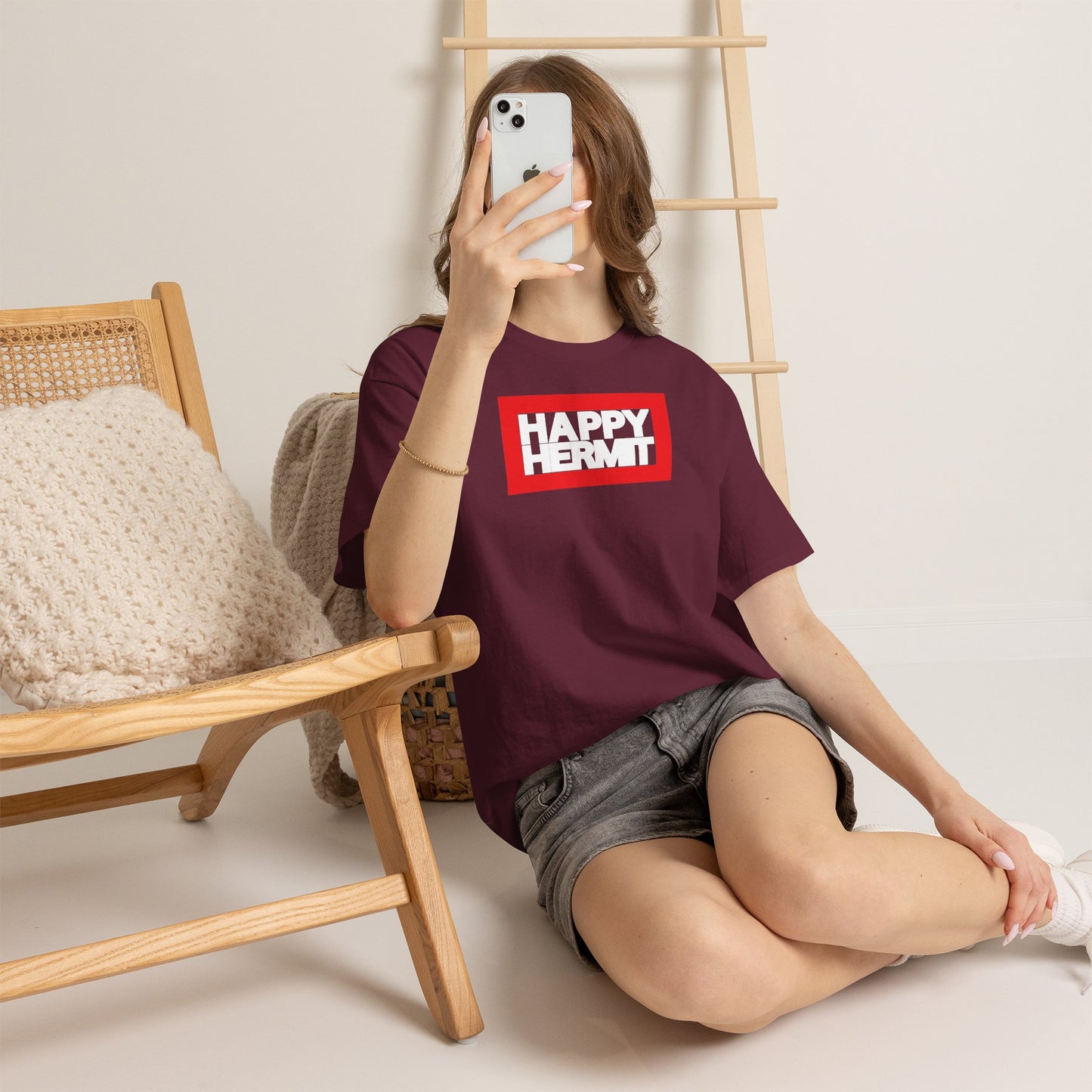 HAPPY HERMIT Unisex Heavy Cotton Tee