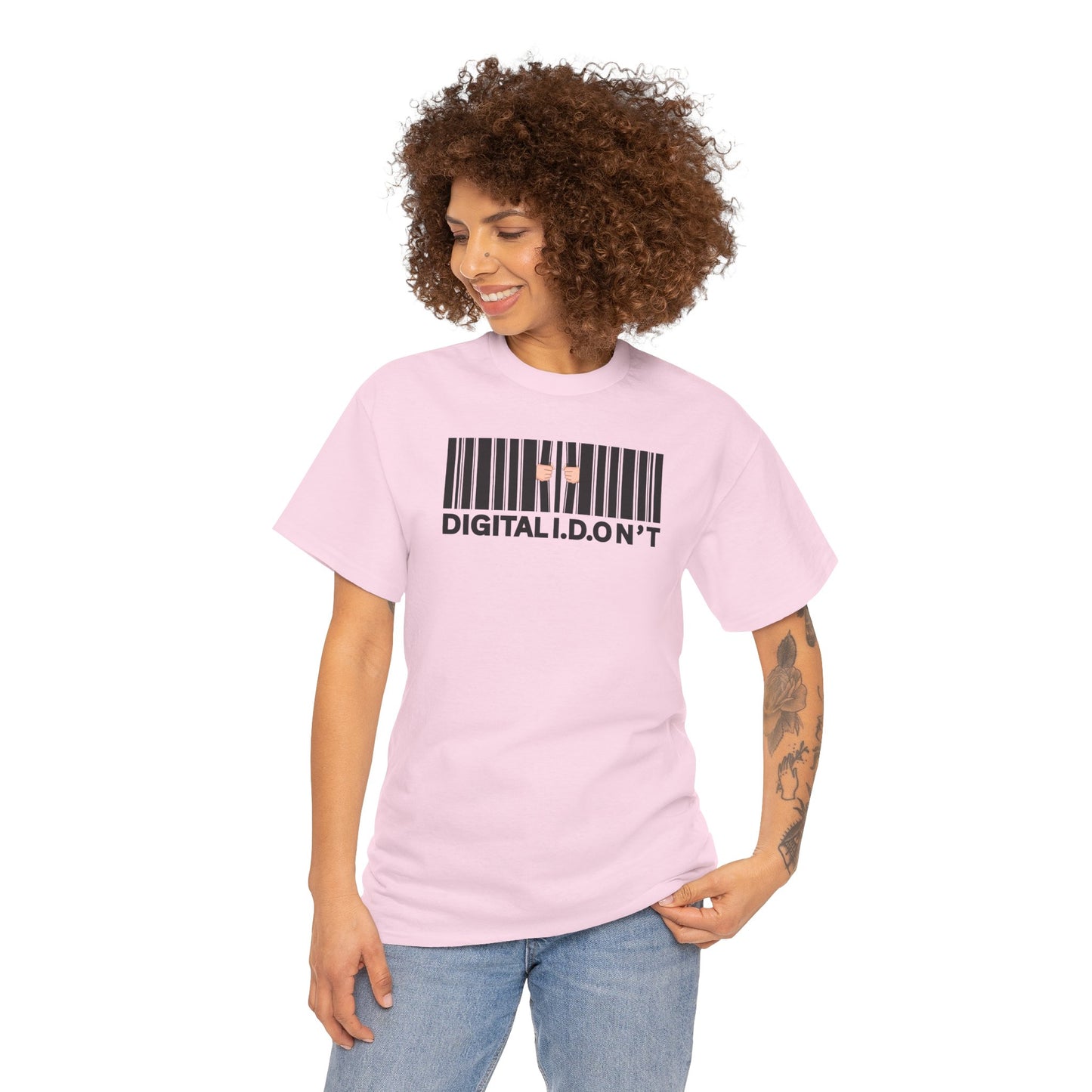 DIGITAL I.D.ON'T Unisex Heavy Cotton Tee