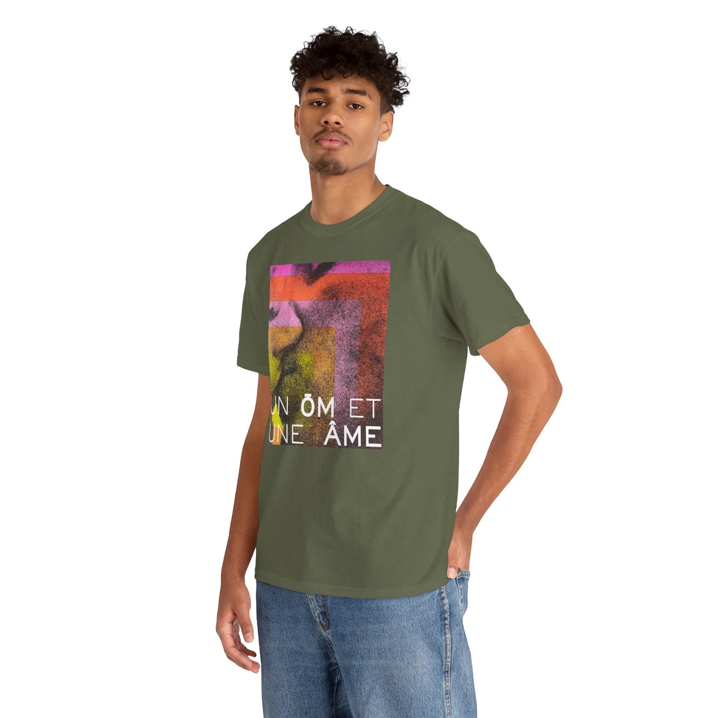 UN ŌM ET UNE ÂME Unisex Heavy Cotton Tee