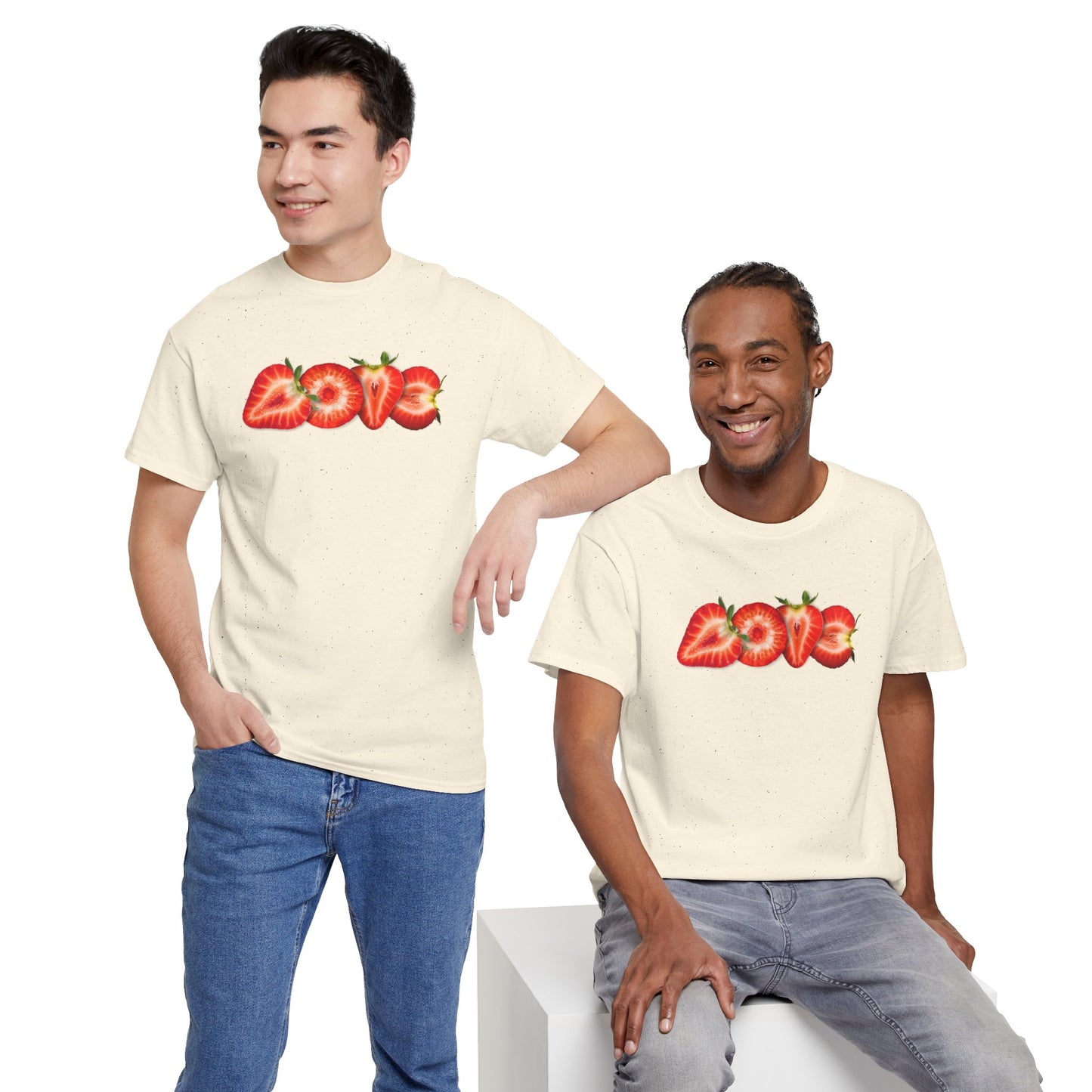 BERRY MUCH LOVE Unisex Heavy Cotton Tee