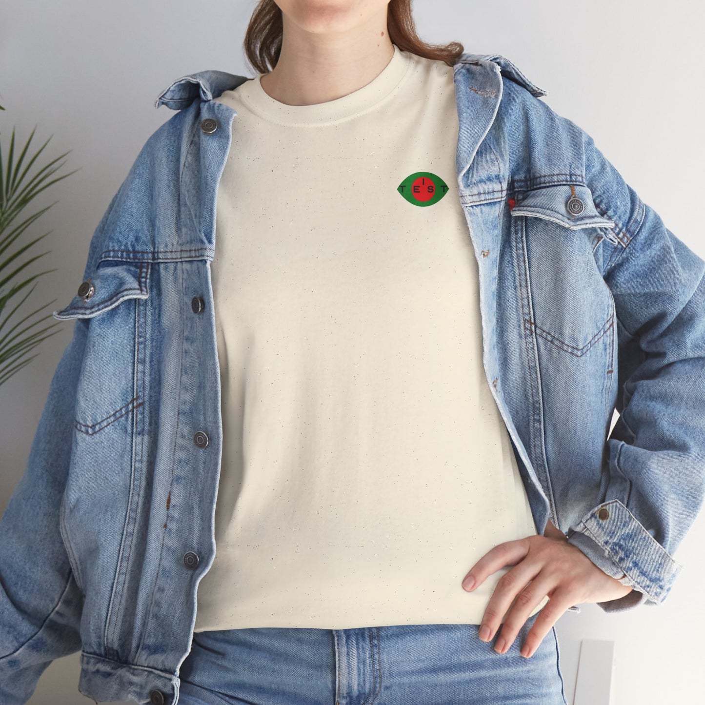 MORE THAN MEETS THE I TEST Unisex Heavy Cotton Tee