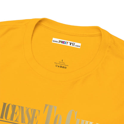 LICENSE TO CHILL 00Zzz Unisex Heavy Cotton Tee