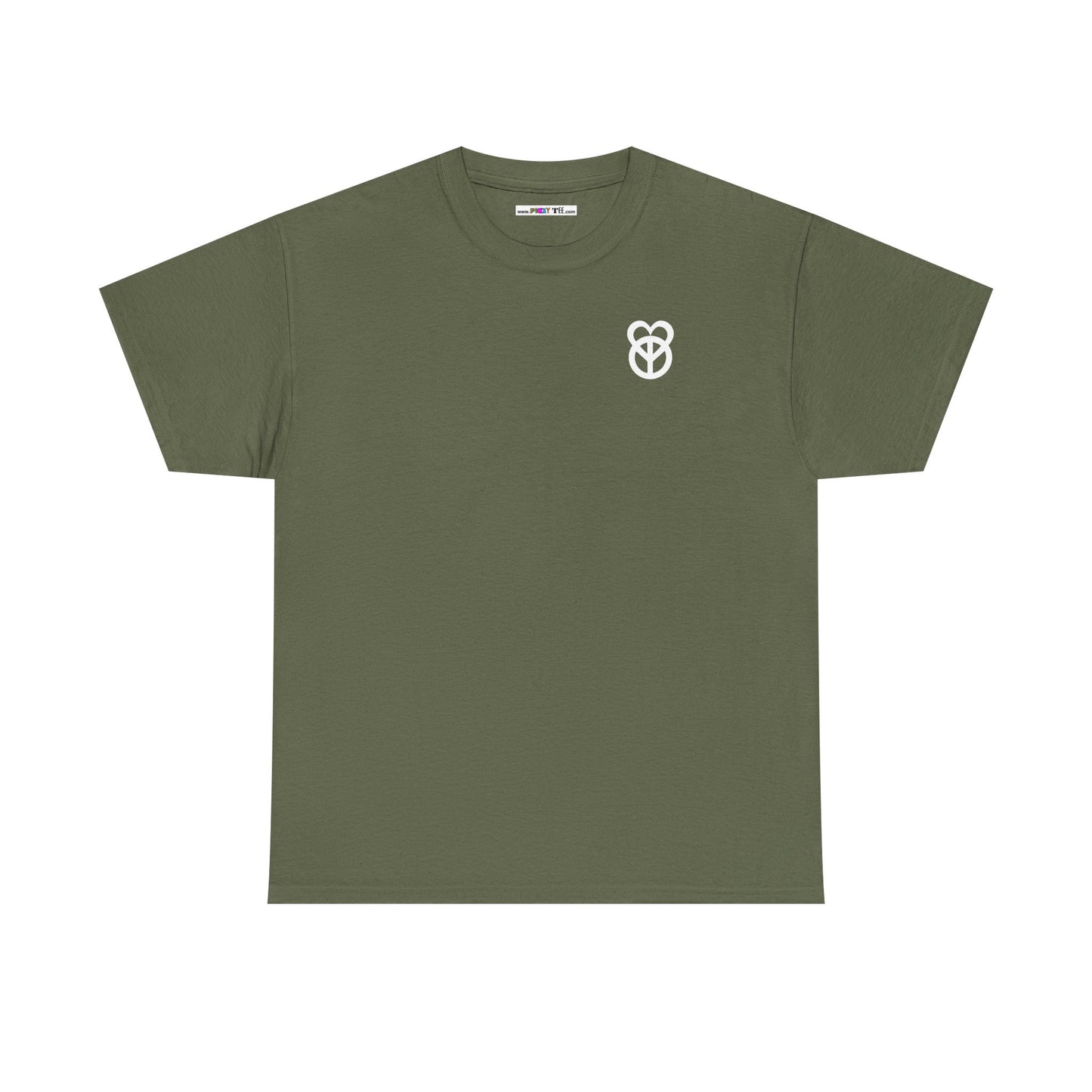 KEEP PEACE AND LOVE ON Unisex Heavy Cotton Tee