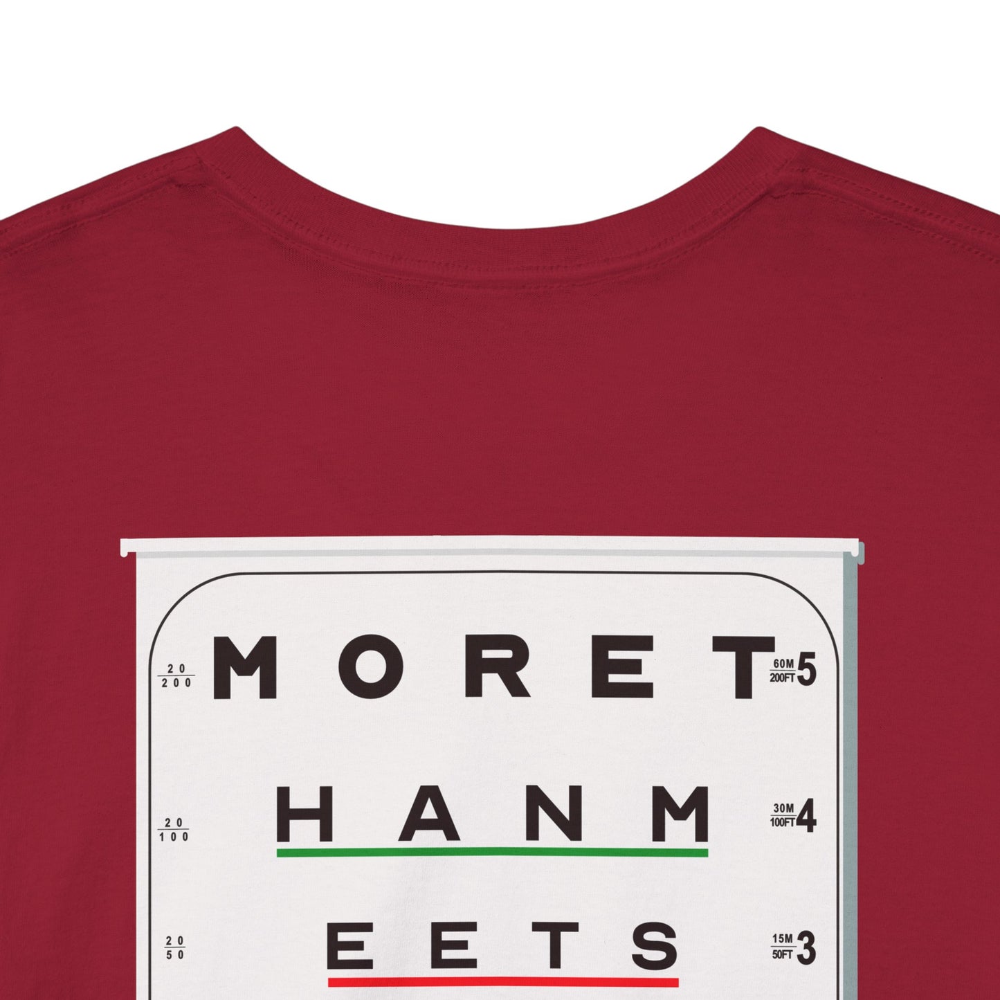 MORE THAN MEETS THE I TEST Unisex Heavy Cotton Tee
