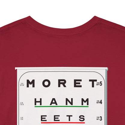 MORE THAN MEETS THE I TEST Unisex Heavy Cotton Tee