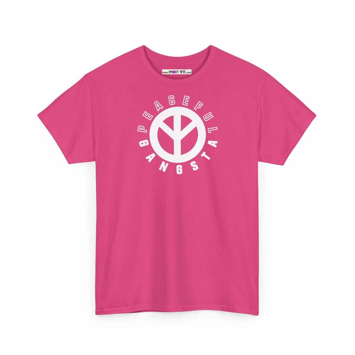 PEACEFUL GANGSTA Unisex Heavy Cotton Tee