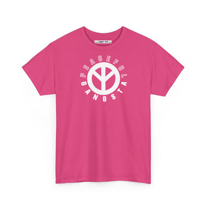 PEACEFUL GANGSTA Unisex Heavy Cotton Tee