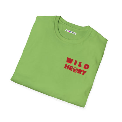 WILD AT HEART Unisex Softstyle 100% Cotton T-Shirt