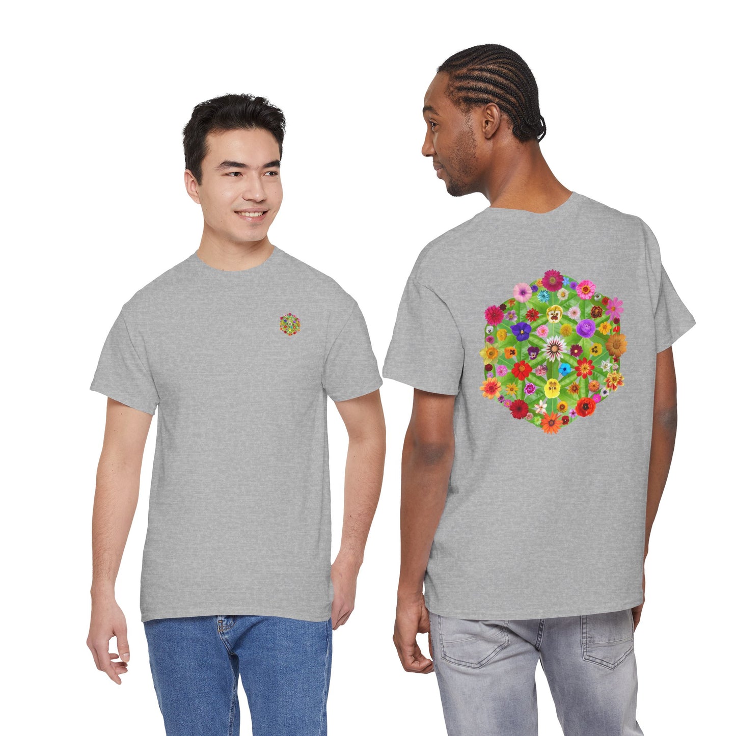 Flowers of Life Unisex Heavy Cotton Tee