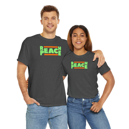 REACH PEACE Unisex Heavy Cotton Tee